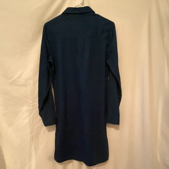 OLD NAVY Women's Blue Denim Button Down Dress Size M Gently Used - Very Cute - Picture 5 of 5